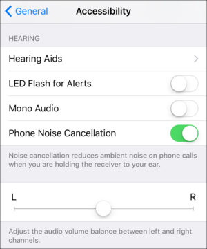iphone led settings