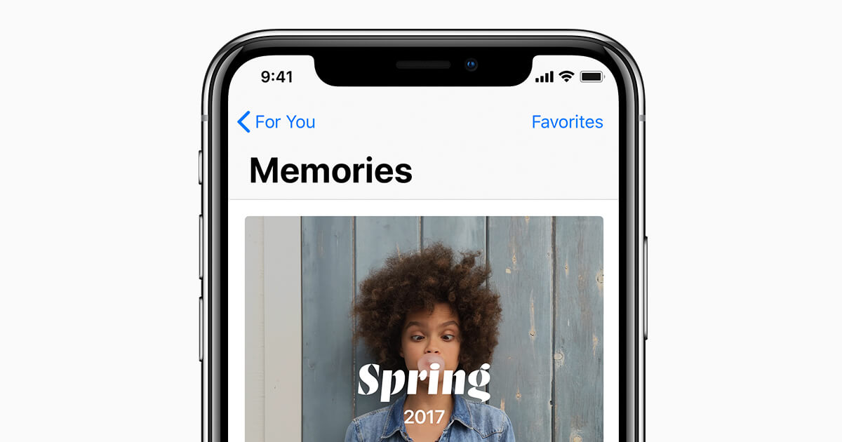iphone photo memories