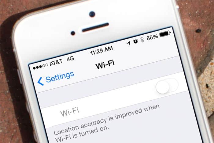 iphone not connecting wifi