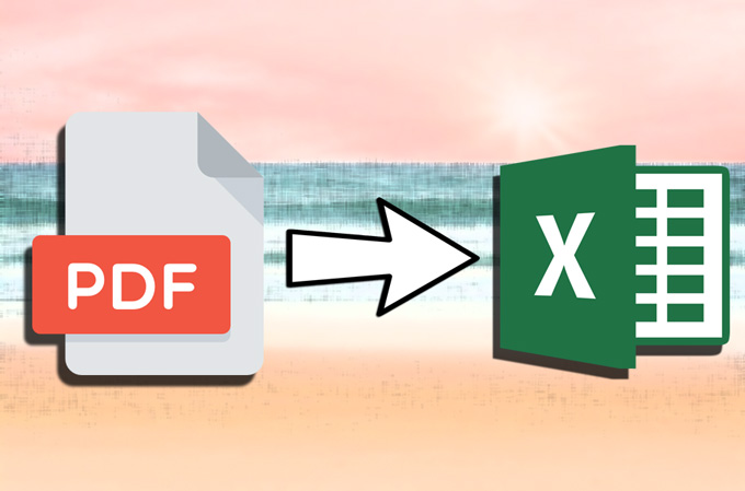 convert pdf to excel