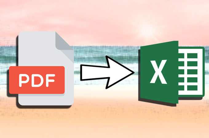 convert pdf file to excel