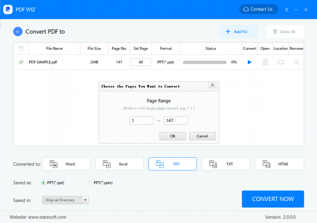 how to convert pdf to google slides via PDF WIZ