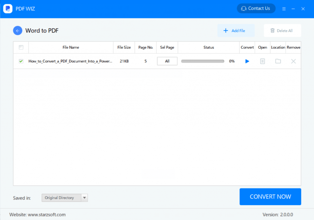How To Convert Word To Pdf Using Pdf Wiz