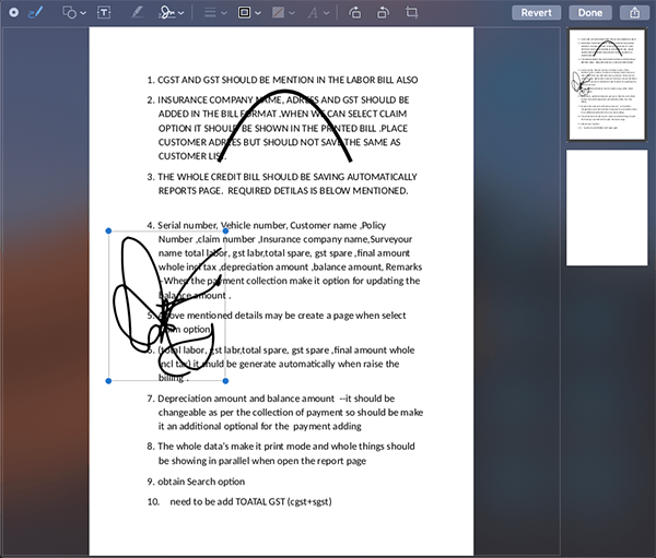 edit pdf on macbook with quick look