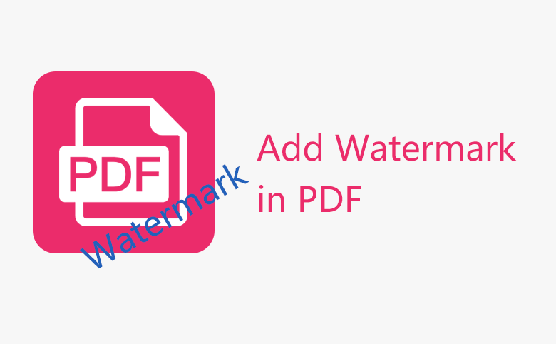 insert watermark to pdf