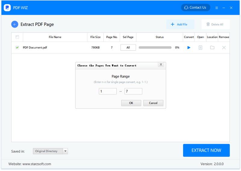 pdf-wiz-select-page-to-extract