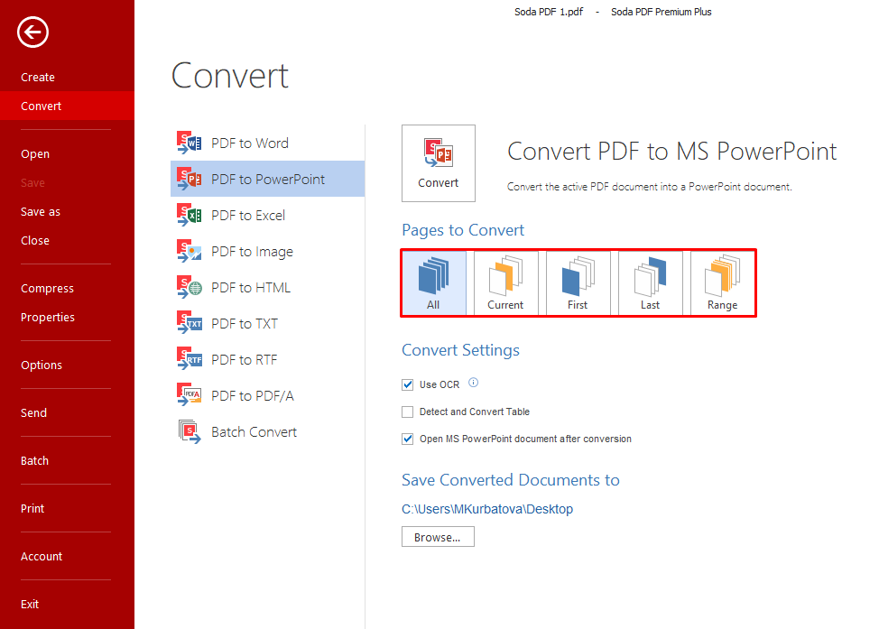 pdf presentation convert to ppt