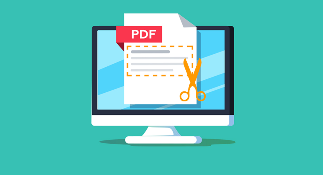 crop a pdf page