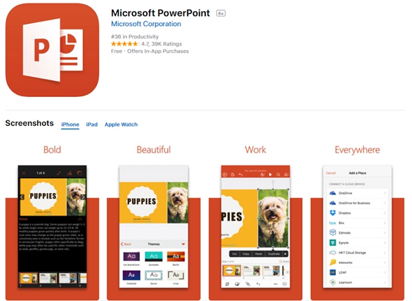 powerpoint for ios