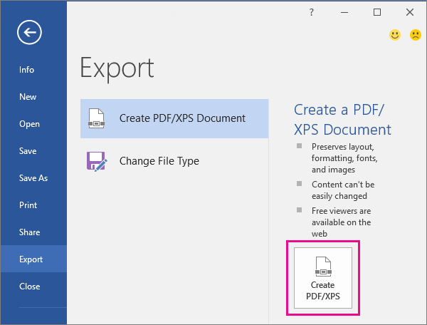 create pdf document from xlsx