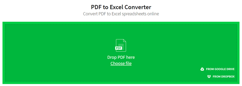 smallpdf pdf to excel converter