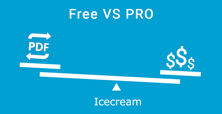 icecream free vs pro