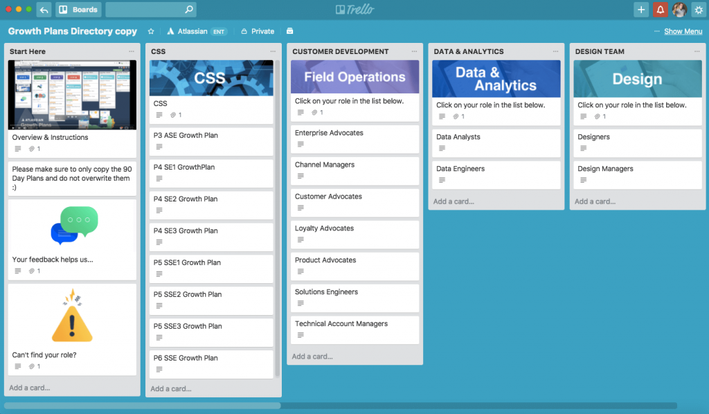 trello online project management app