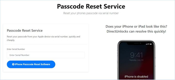 passcode unlock service