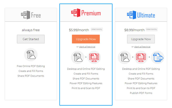 pdfescape pricing