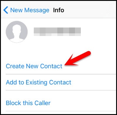 create new contact