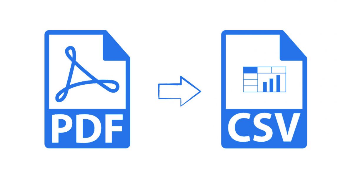 pdf to csv conversion