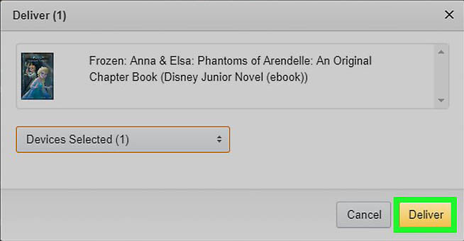 deliver ebook to kindle