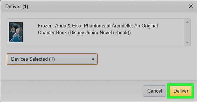 deliver ebook to kindle
