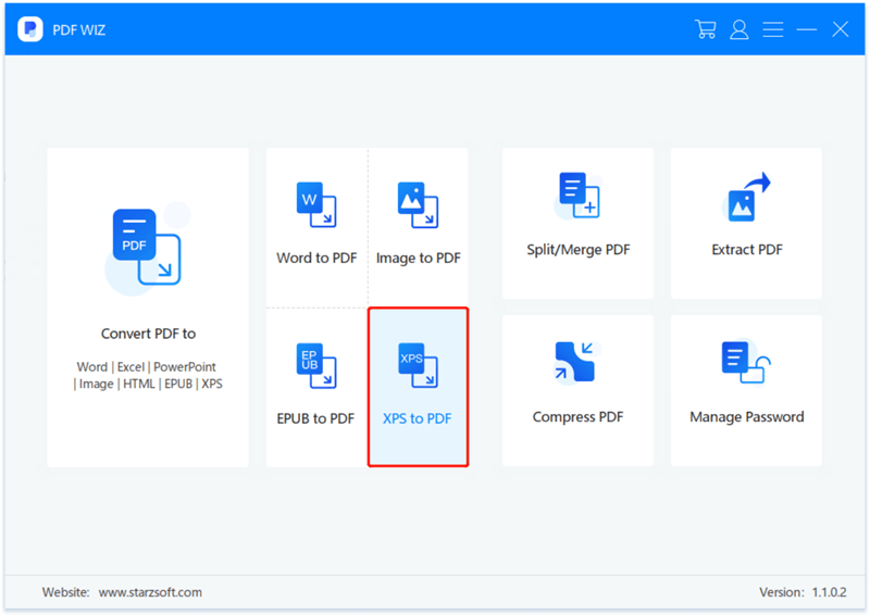 pdf wiz xps to pdf