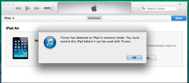 restore ipad dfu mode