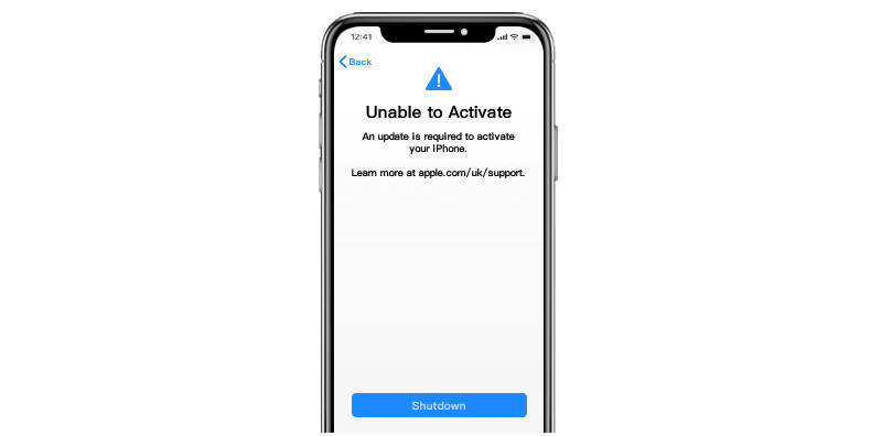 unable to activate iphone 11