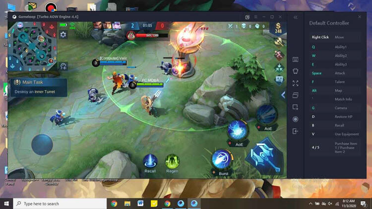 play mobile legend with gameloop