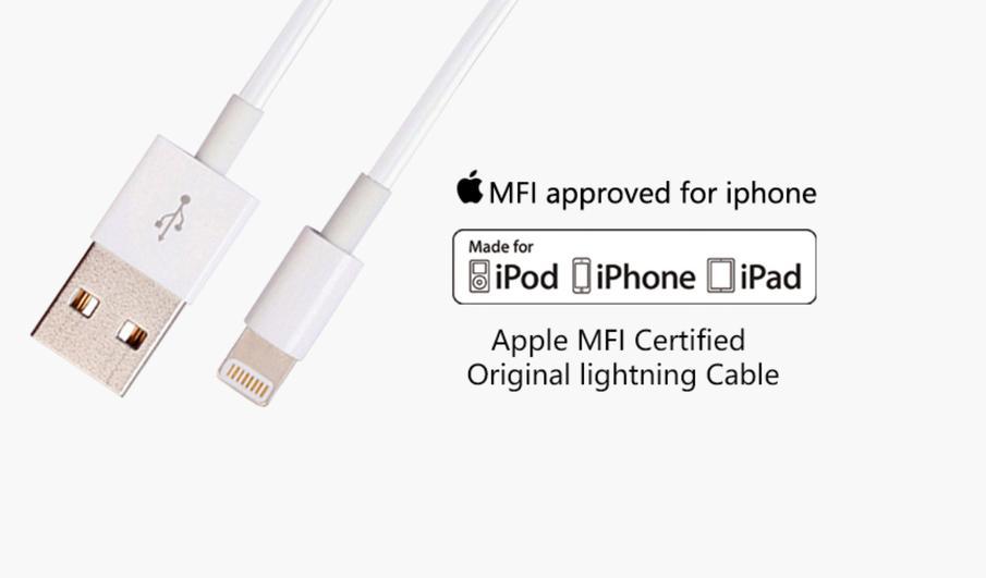 mfi certified lightning cable of apple