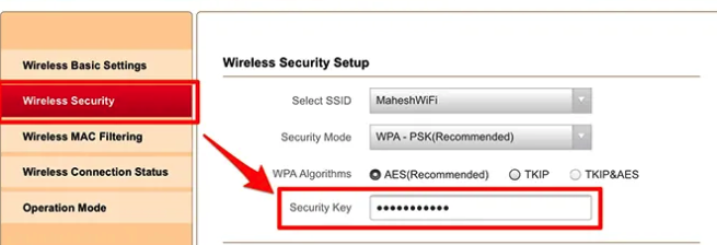 see wifi password on router