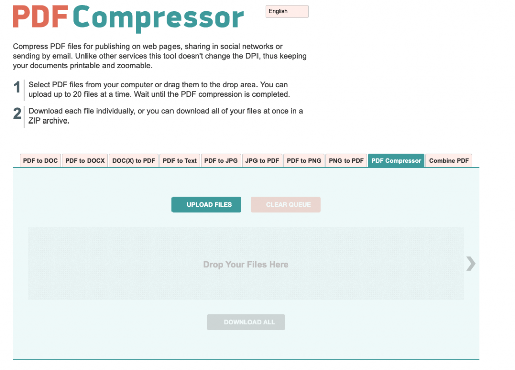 online pdf compressor