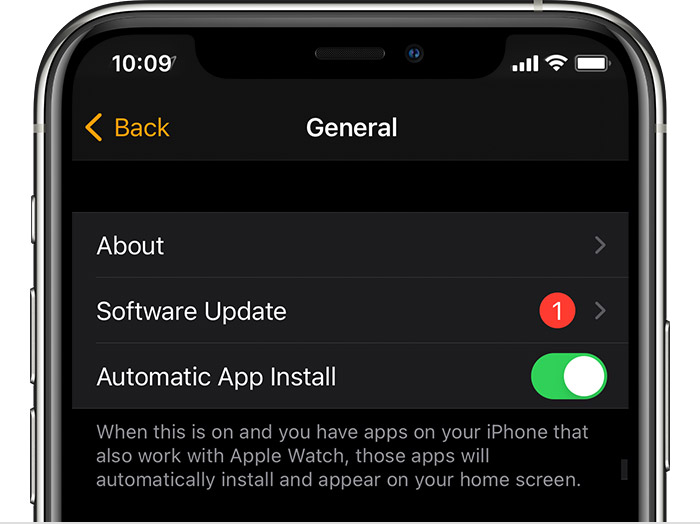 apple watch system update