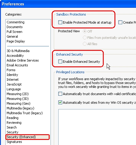 enhanced security on adobe