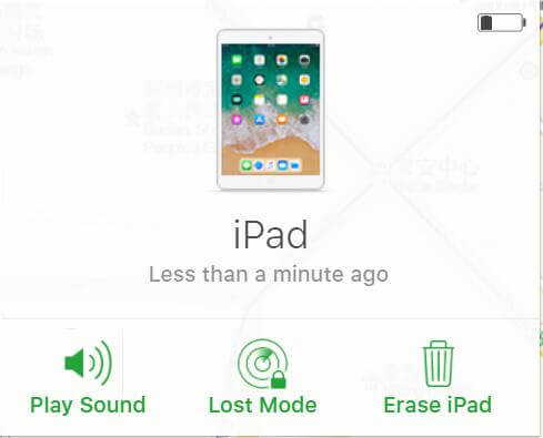 erase ipad