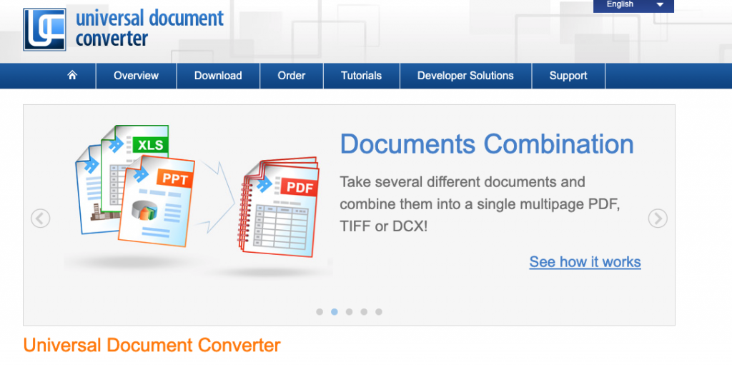 unversal document converter site