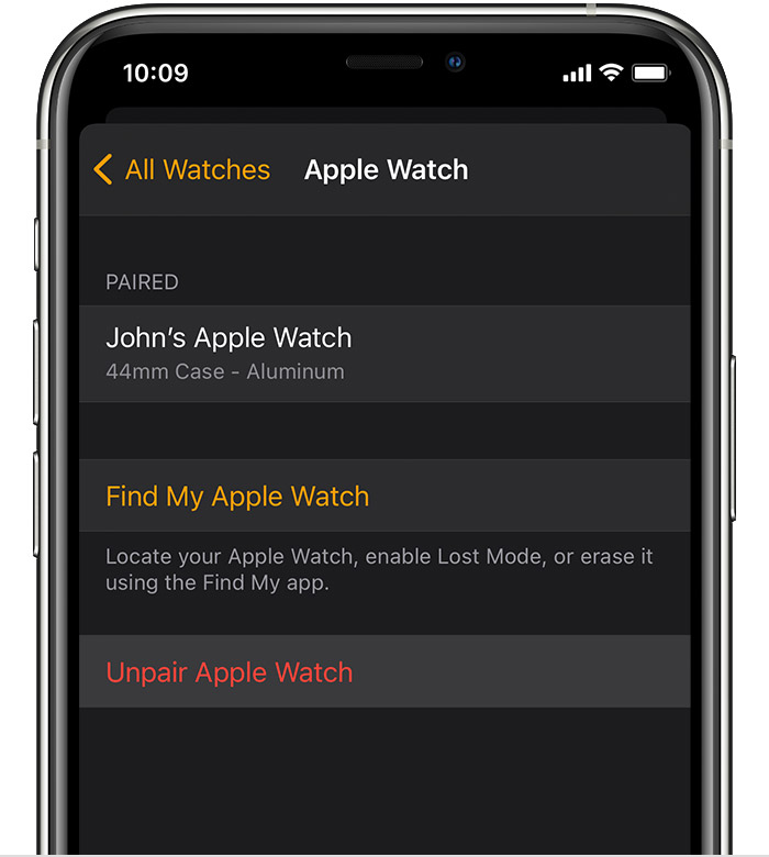 unpair apple watch to fix siri