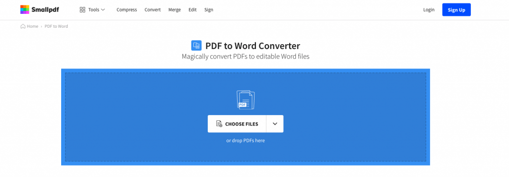 online pdf to word site for mac