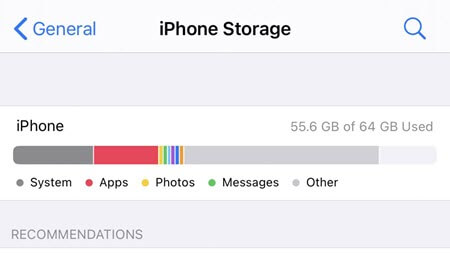 clean up storage to fix ios 15 issue