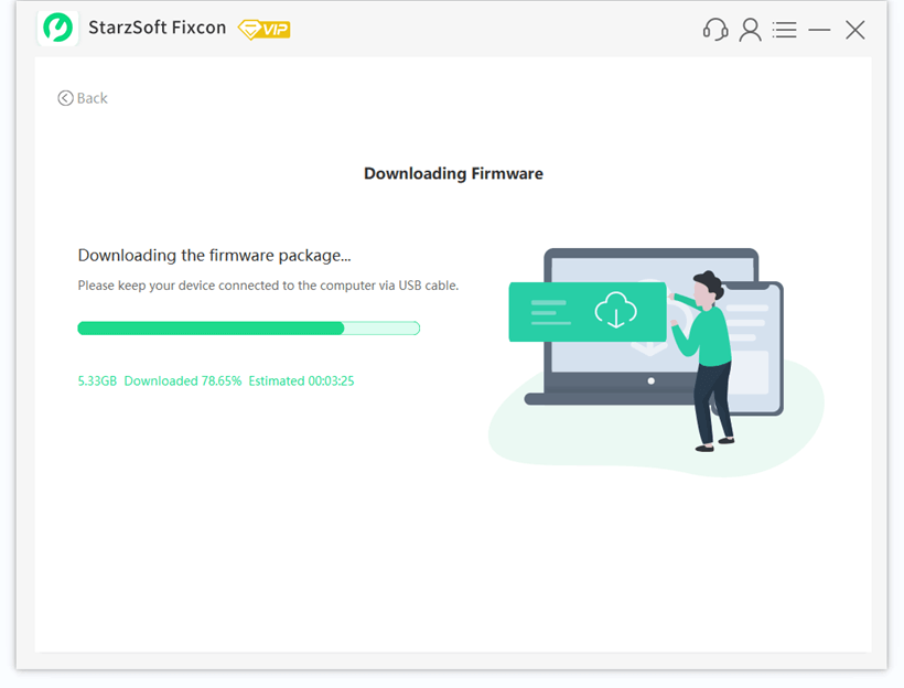 fixcon downloading firmware