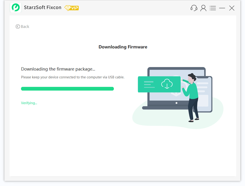 fixcon verifying firmware