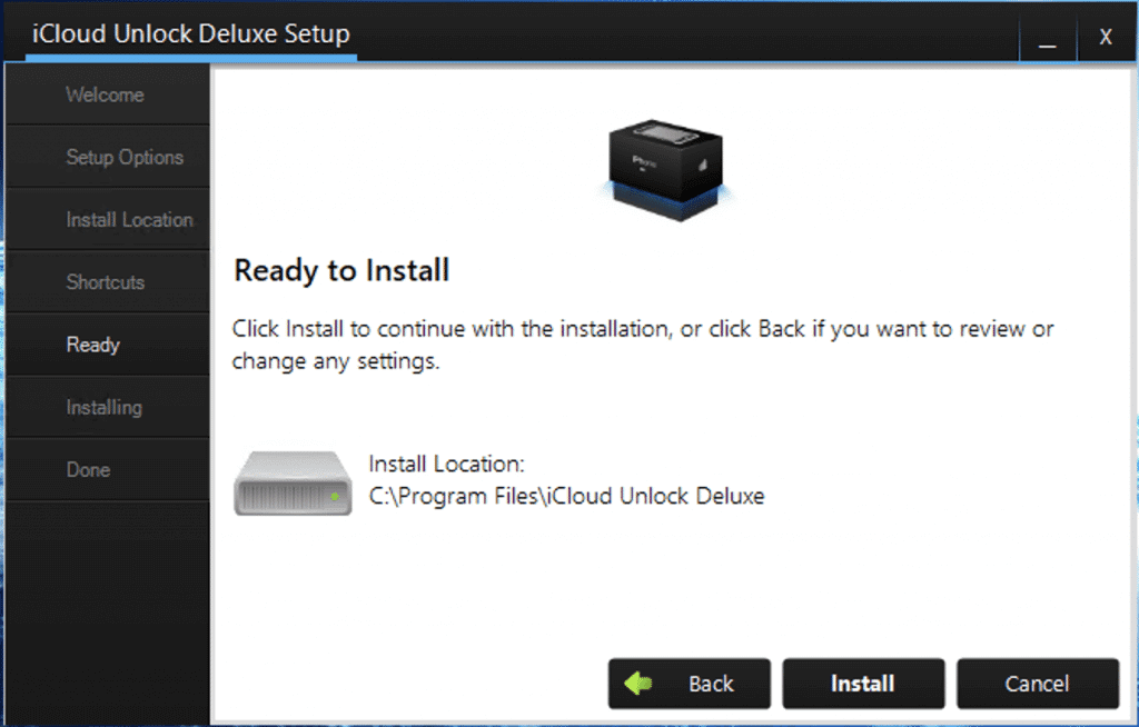 install icloud unlock deluxe 6
