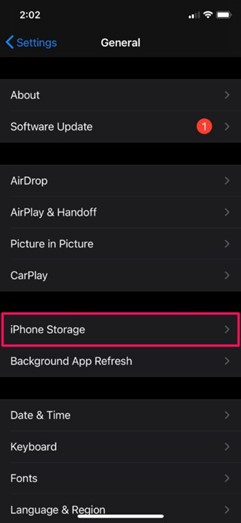 free storage space to fix ios 16 update paused