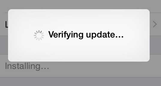 iphone verify update