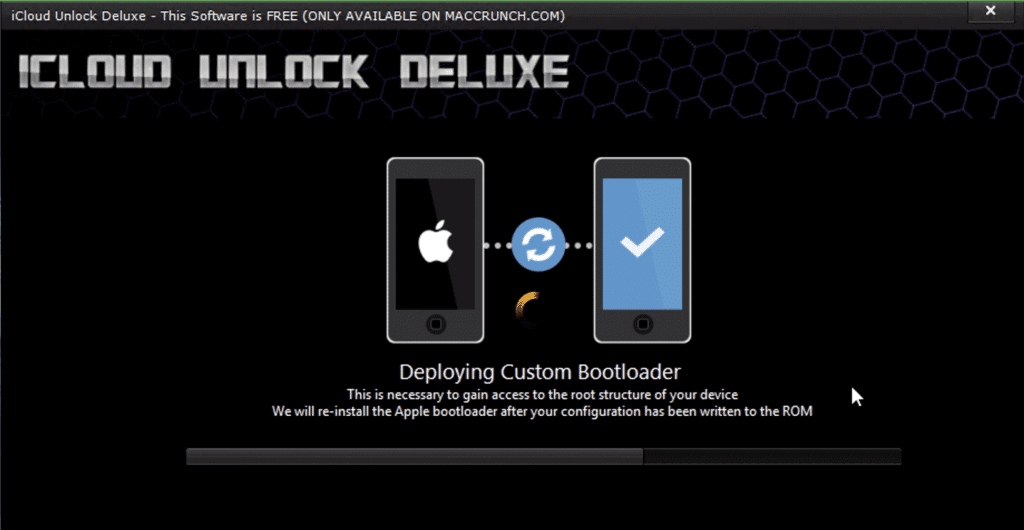 step to use icloud unlock deluxe 1