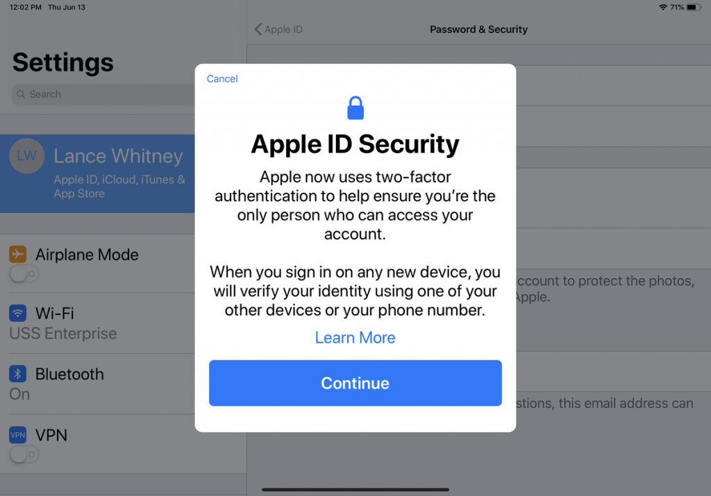 apple id security