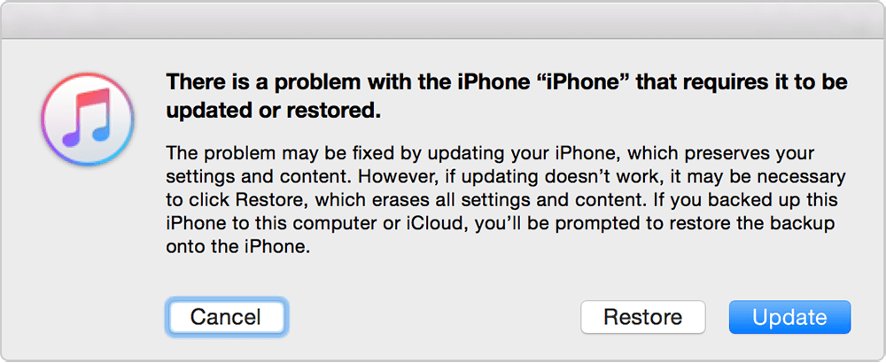 itunes recovery mode restore