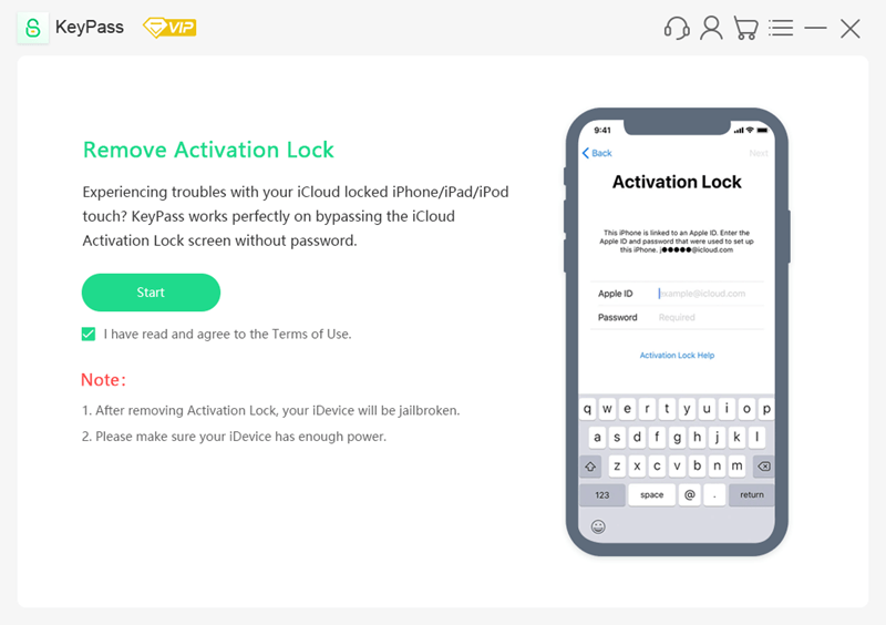 keypass remove activation lock