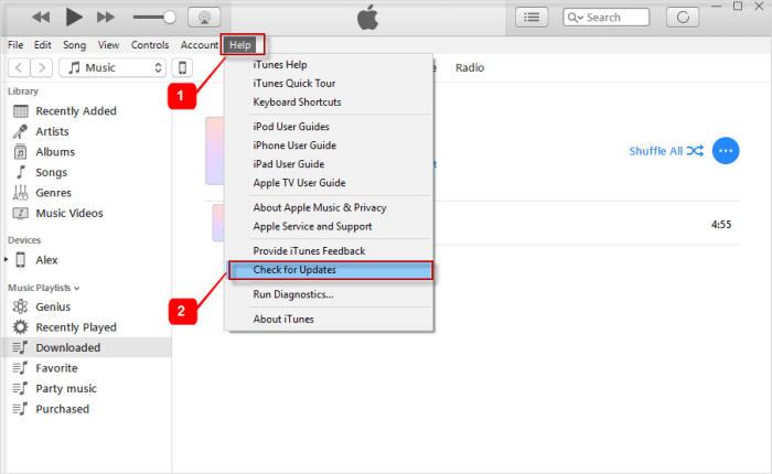 fix iphone error 14 via updating iTunes