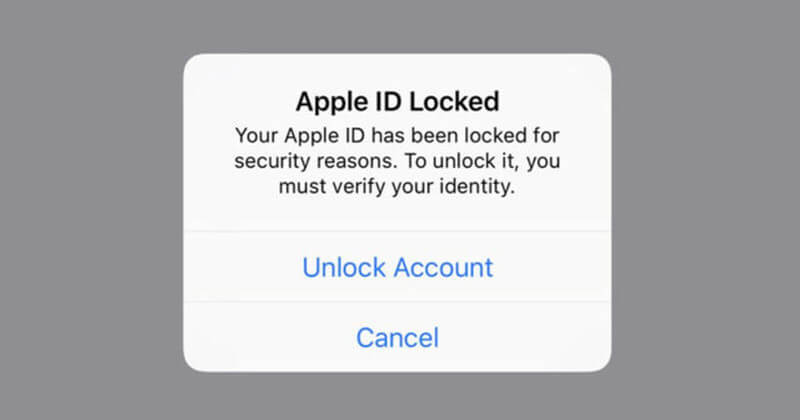 apple id locked for security reasons