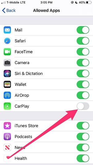 ios 15 carplay disconnects music