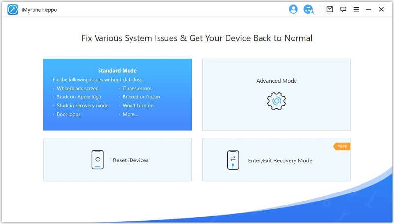 select standard mode